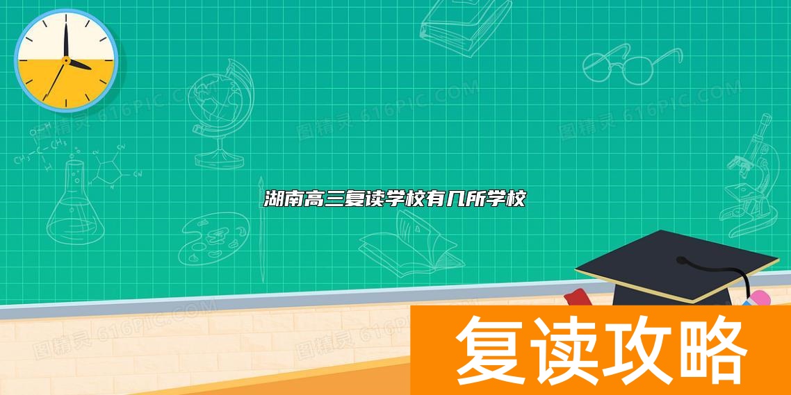 湖南高三复读学校有几所学校